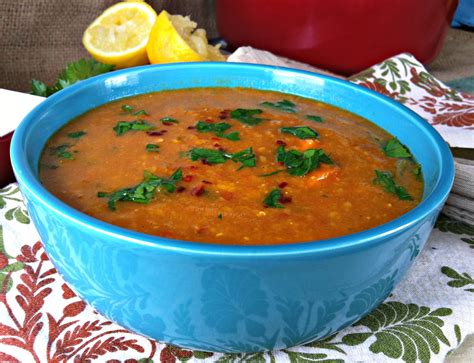 Moroccan Red Lentil Soup Recipe