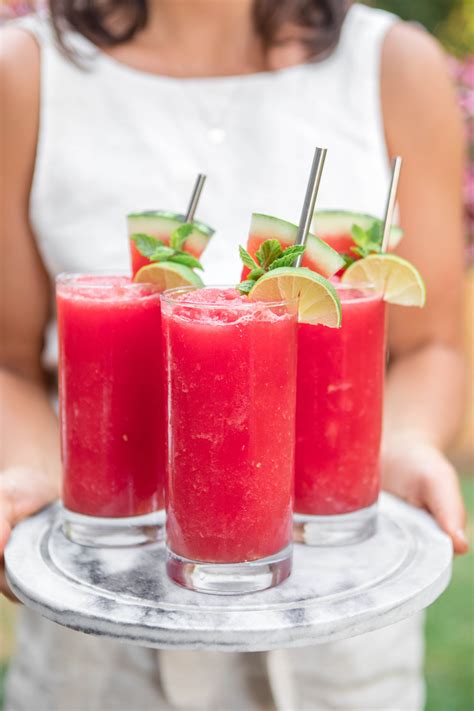 This Refreshing Watermelon Slushie Recipe Is Made With Only 4 Healthy