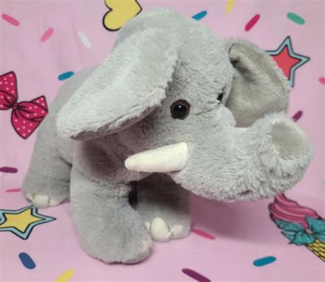 Wild Republic Gray Elephant Plush Realistic Stuffed Animal Toy 13 2013