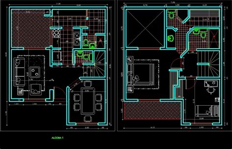 Houses DWG Plan For AutoCAD Designs CAD