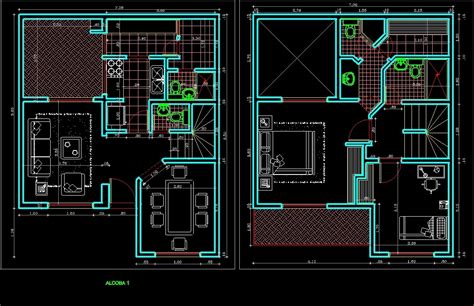 Houses Dwg Plan For Autocad Designs Cad