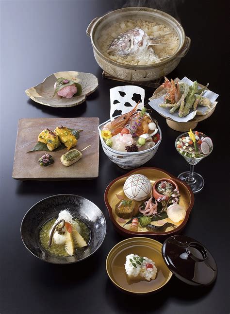 Japanese—the Classic High Dining Experience Of Kaiseki Shown Here All