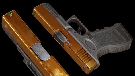 3d Model Low Poly Glock 19 Vr Ar Low Poly Cgtrader