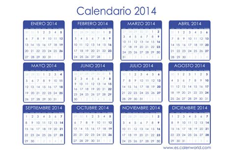 Calendario 2014 Para Imprimir Almanaque 2014 Para Imprimir