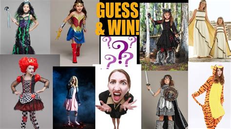 Guess The Halloween Costumes Challenge And Win A Prize Giveaways Youtube