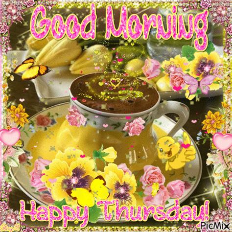 Animated Good Morning Happy Thursday  Pictures Photos And Images