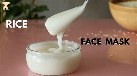 Homemade Korean Rice Mask Rice Face Mask For Skin Whitening Youtube