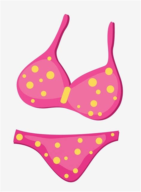 Red Swimsuit Clipart Transparent Background Red Swimsuit Cartoon