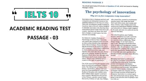 The Psychology Of Innovation Reading Answers And Pdf Ieltsprogresscom