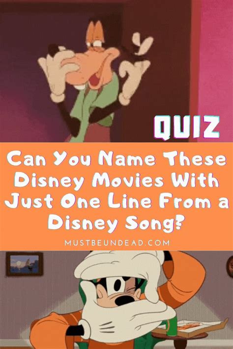 Can You Name These Disney Movies With Just One Line From A Disney Song