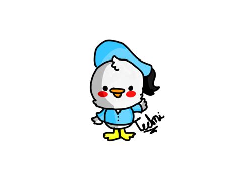 Donald Duck Chibi Speedpaint Ibispaint