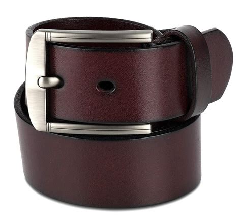 Mens Belt Mens Belts Adjustable Leather Belt For Men Size 34 36