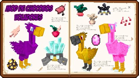 🐦mod De Chocobos Para Minecraft Pe 116 En Adelantemods De Karmaland 4