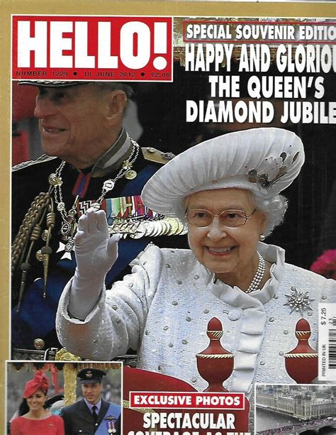 Hello Magazine Queen Elizabeth Diamond Jubilee Special Souvenir Edition