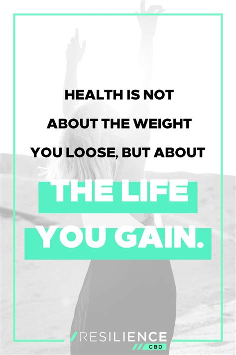Health Is Not About The Weight You Lose But About The Life You Gain