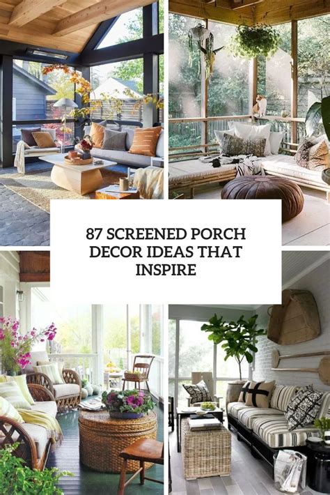 87 Screened Porch Decor Ideas That Inspire Shelterness
