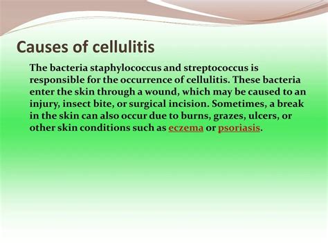 Ppt Cellulitis Symptoms Causes Diagnosis Treatment Prevention And Complications