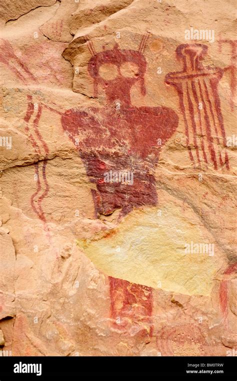 Sego Canyon Native American Petroglyphs Utah Usa Stock Photo Alamy