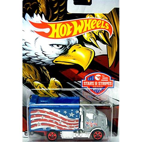 Hot Wheels Stars And Stripes Hiway Hauler 2 Dlv25 D910 Stars And Stripes