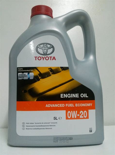 Buy Genuine 5 Litre Toyota Hybrid 0w20 Synthetic Motor Oil Online At