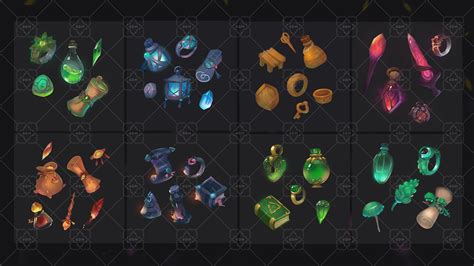 Stylized Magic Icons Pack Vol2 Gamedev Market