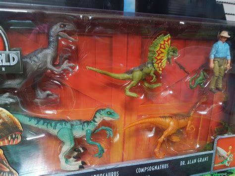 Jurassic World Legacy Collection Paquete De 5 Dinosaurios Con Alan Grant