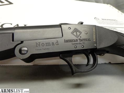 Armslist For Sale American Tactical Nomad 12 Ga Single Shot Shotgun