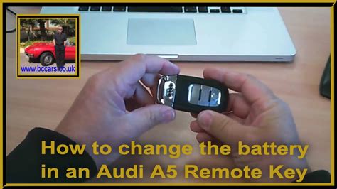 Audi will raise the top speed to 280 km/h (174.0 mph) upon. How to change the battery in an Audi A5 Remote Key - YouTube