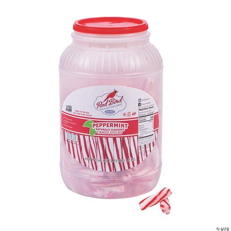 Red Bird® Peppermint Hard Candy Sticks Oriental Trading