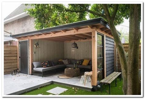 Luxury Backyard Storage Shed Design And Decor Ideas 39