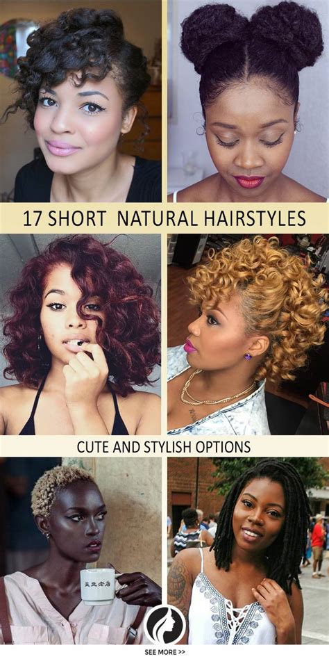 17 Short And Sassy Natural Hairstyles For Afro American Women