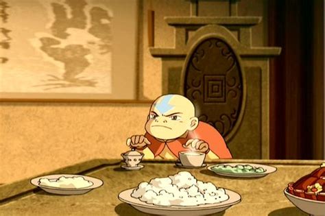 Aang Making A Funny Face Even Though Toph Cant See It Avatar The