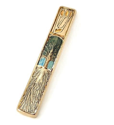 Buy Tree Of Life Ceramic Mezuzah By Art In Clay Israel