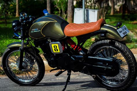 Inspired by the road bikes of the 1950's, the cafe racer has been designed with two things. Old Stallion - Rugged Cafe Racer by Prodigy Customs ...