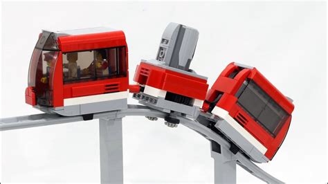 Motorized Lego Roller Coaster Train Youtube