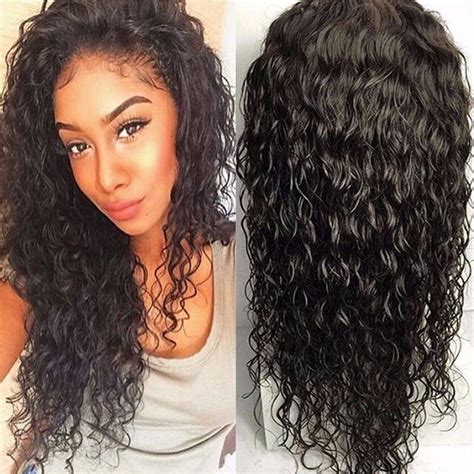 A Brazilian Full Lace Wigs Wet Wavy Lace Front Human Hair Wigs With Baby Hair Glueless Full