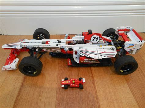 The Largest Lego Formula One Car Compared With The Smallest Lego