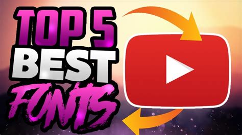 Top Fonts For Youtube Thumbnails And Banners Eye Catching Fonts Youtube