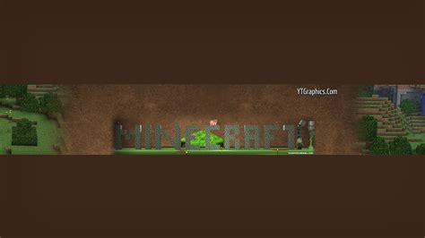 Minecraft 6 Youtube Channel Art Banner