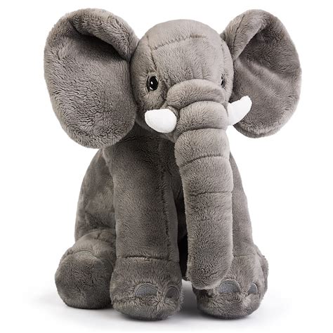Homily Stuffed Elephant Plush Animal Toy 12 X 9 X 15 Inch 12 X 9 X