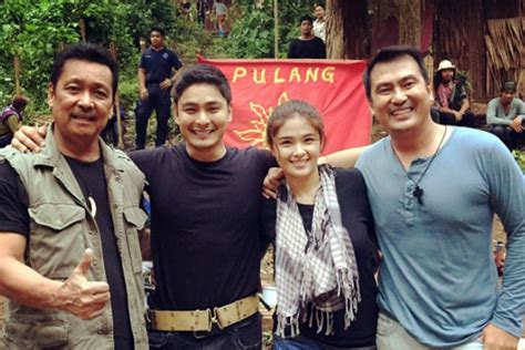 On The Set Of Fpj S Ang Probinsyano What The Members Of Pulang Araw Do In Between Takes Abs