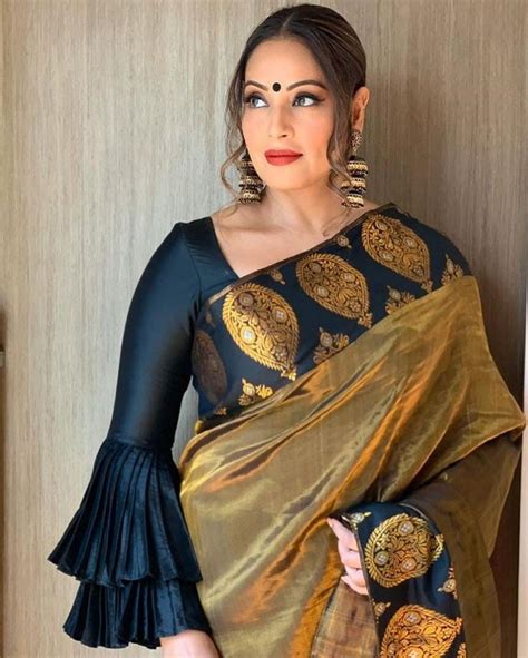 Extensively bejeweled and heavy looking designer blouses are what we need in our wardrobe now. Latest Silk Saree Blouse Designs for South Indian Brides ...
