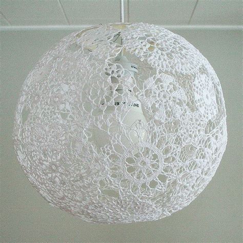 Lace Lamp Shade Crochet Lamp Doily Lamp Lace Lamp