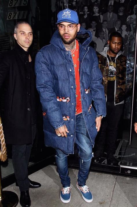 Spotted Chris Brown In Kenzo X Handm Jacket Pause Online Mens