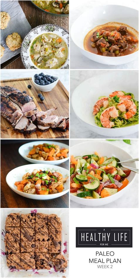 Meal Plan Week 2 Paleo A Healthy Life For Me