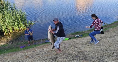 In One Of The Lakes In Kiev A Man Caught A Giant Fish Photo Daily News