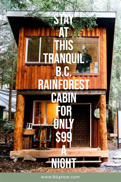 Stay At This Tranquil Bc Rainforest Cabin For Only 99 A Night