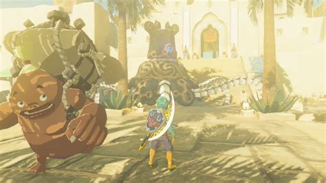 Guardians Take Over Gerudo Town Zelda Breath Of The Wild Youtube