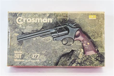 Crosman Model 38t 177 Pellet Handgun Landsborough Auctions