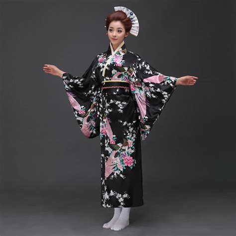 vestido yukata japonés original para mujer traje de baile tradicional de samurái kimono